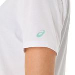 Polo ASICS Training Core Logo Tee Brilliant White Mujer - 3