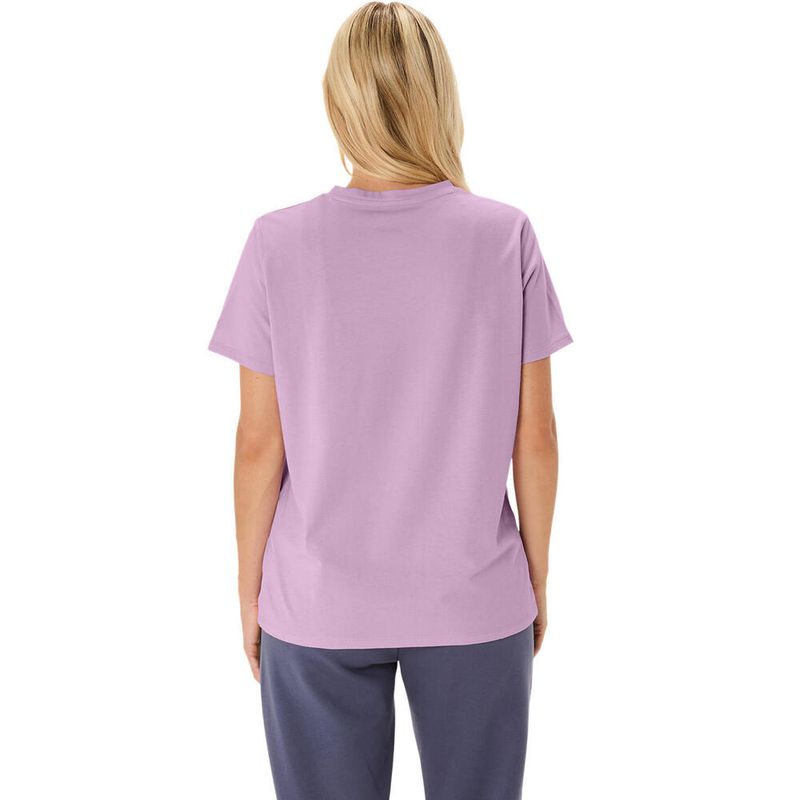 Polo ASICS Training Core Logo Tee Light Ube Mujer - 1