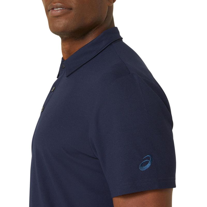 Polo-ASICS-Spiral-Embroidery-Polo-Shirts-Midnight-Hombre---2