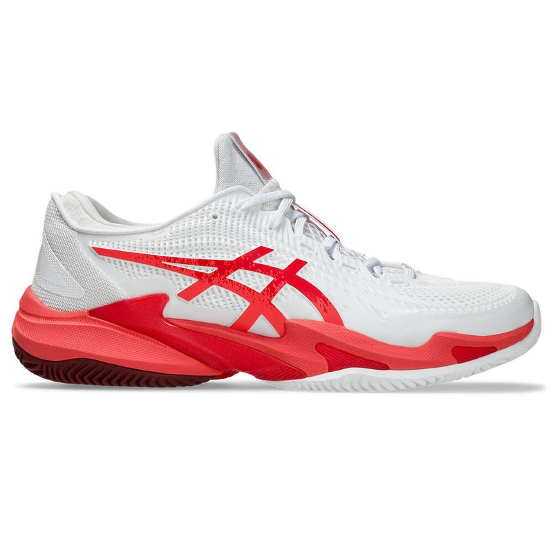 Zapatillas ASICS Court Ff 3 Novak Clay White/Electric Red Hombre - 0