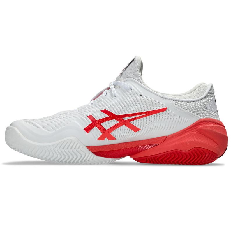 Zapatillas ASICS Court Ff 3 Novak Clay White/Electric Red Hombre - 1