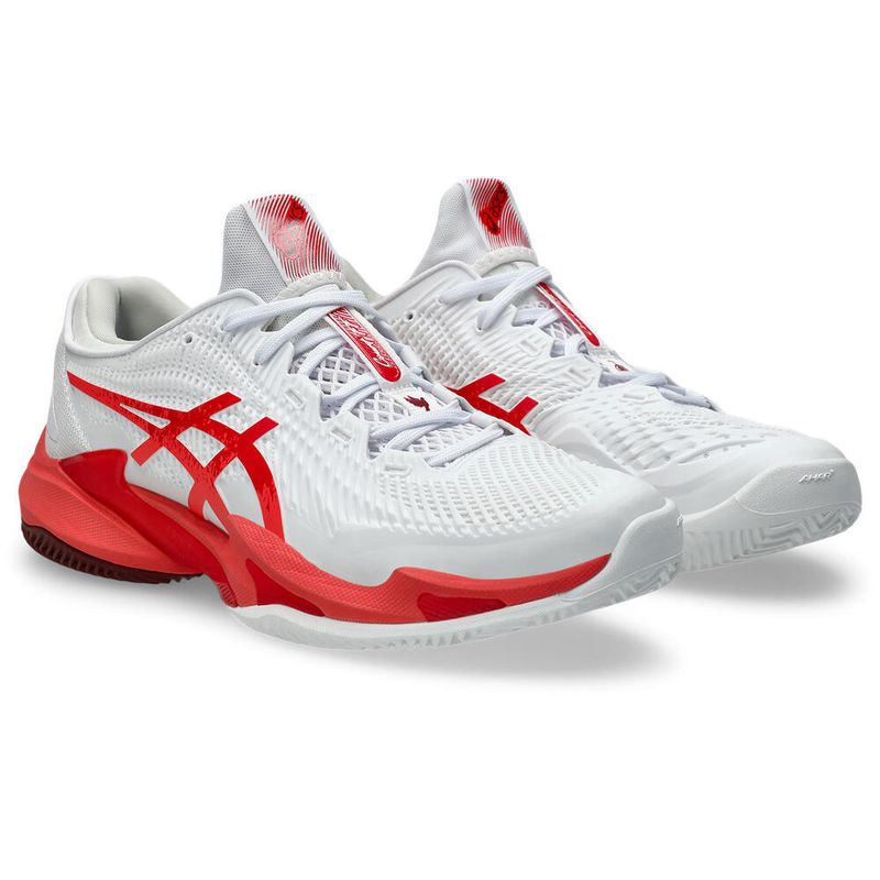 Zapatillas ASICS Court Ff 3 Novak Clay White/Electric Red Hombre - 2