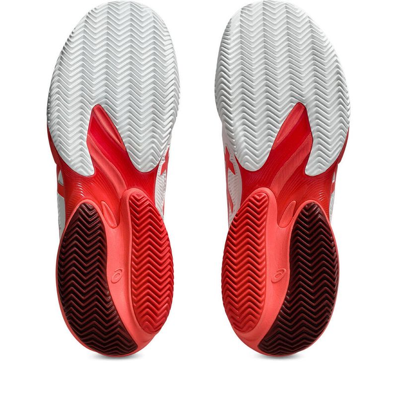 Zapatillas ASICS Court Ff 3 Novak Clay White/Electric Red Hombre - 3