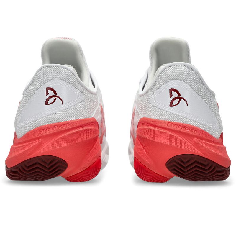 Zapatillas ASICS Court Ff 3 Novak Clay White/Electric Red Hombre - 5