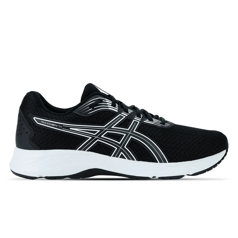 Zapatillas ASICS Raiden 4 Black/White Hombre - 0