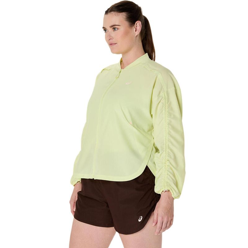 Casaca ASICS Nagino Run Adjustable Jacket Huddle Yellow Mujer - 2