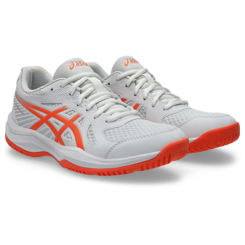 Zapatillas ASICS Upcourt 6 White/Vivid Coral Mujer - 2