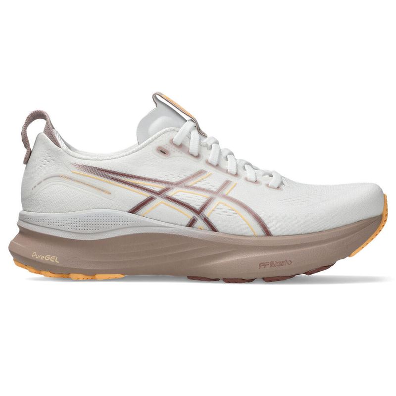 Zapatillas-ASICS-GEL-Kayano-32-White-Orange-Glow-Mujer---0