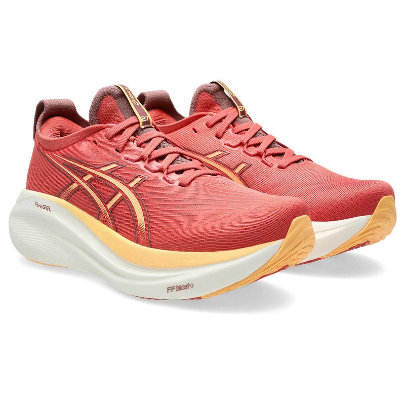 Zapatillas-ASICS-GEL-Nimbus-27-Dark-Pink-Clay-Orange-Glow-Mujer---2