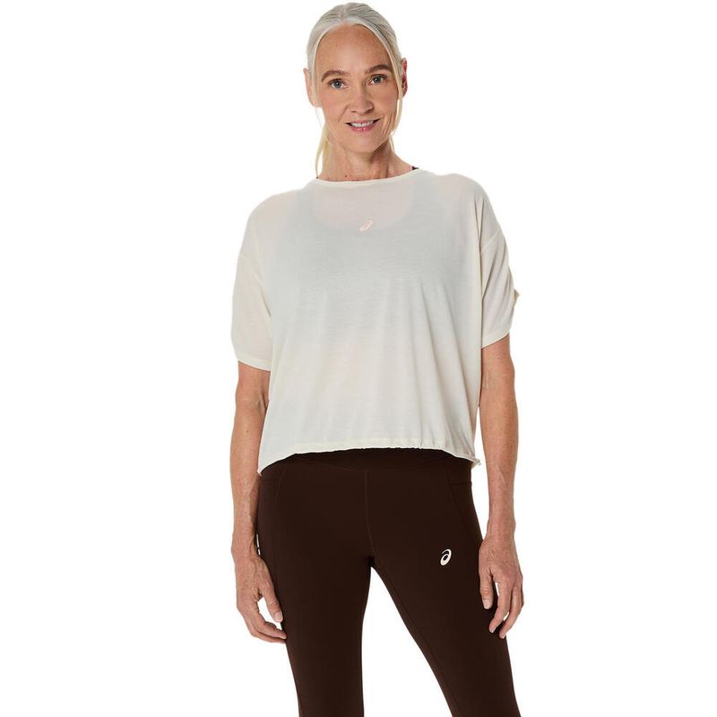 Polo-ASICS-Nagino-Run-Adjustable--Ss-Top-Birch-Heather-Mujer---0