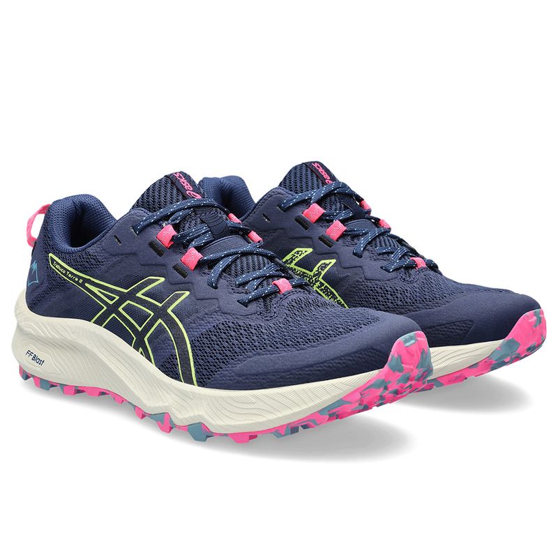 Zapatillas ASICS GEL-Trabuco Terra 2 Ocean/Lime Green Mujer - 1