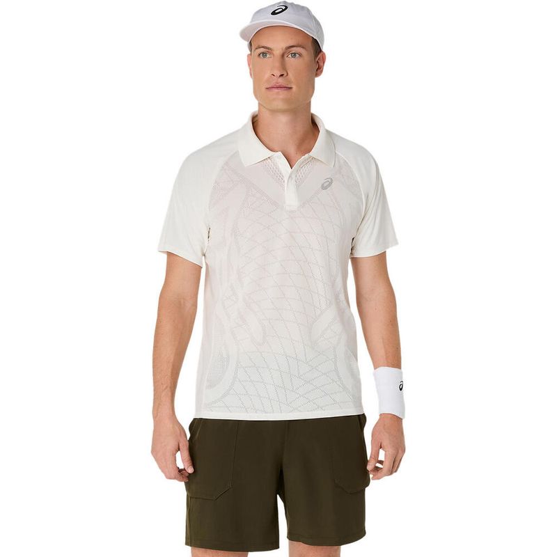 Polo-ASICS-Match-Actibreeze-Polo-Shirt-Cream-Hombre---0