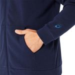 Casaca ASICS Sweat Full Zip Hoodie Midnight Hombre - 3