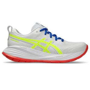 Zapatillas ASICS GEL-Cumulus 27 Atc White/Safety Yellow Mujer