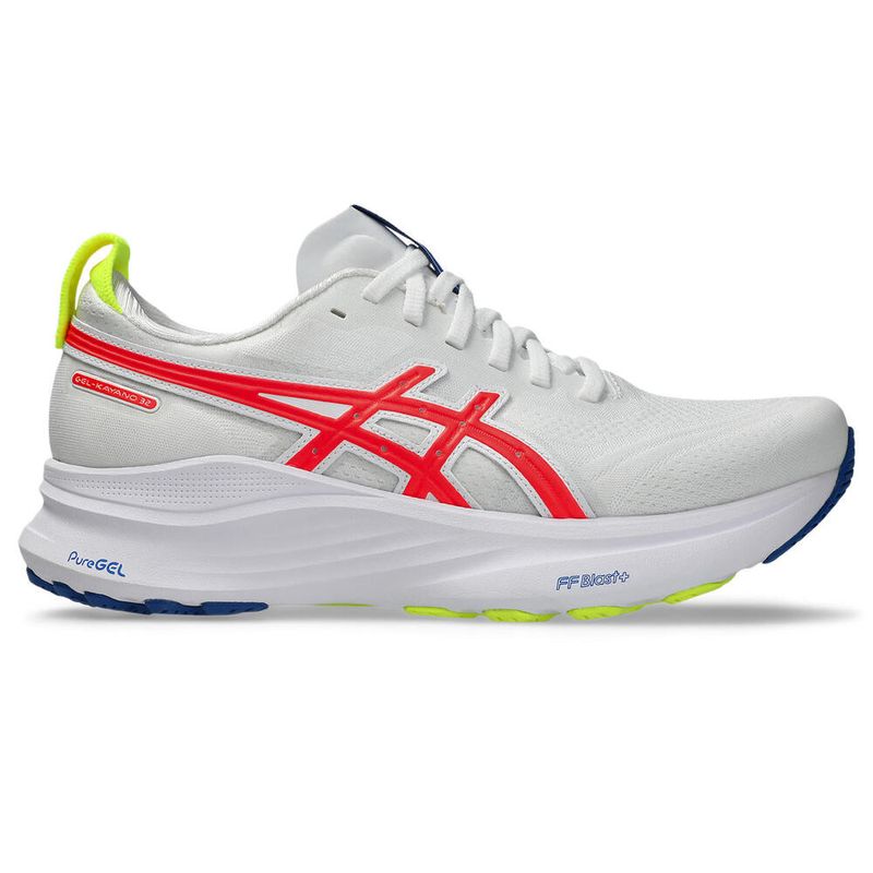Zapatillas ASICS GEL-Kayano 32 Atc White/Flash Coral Mujer - 0