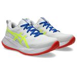 Zapatillas ASICS GEL-Cumulus 27 Atc White/Safety Yellow Mujer - 2