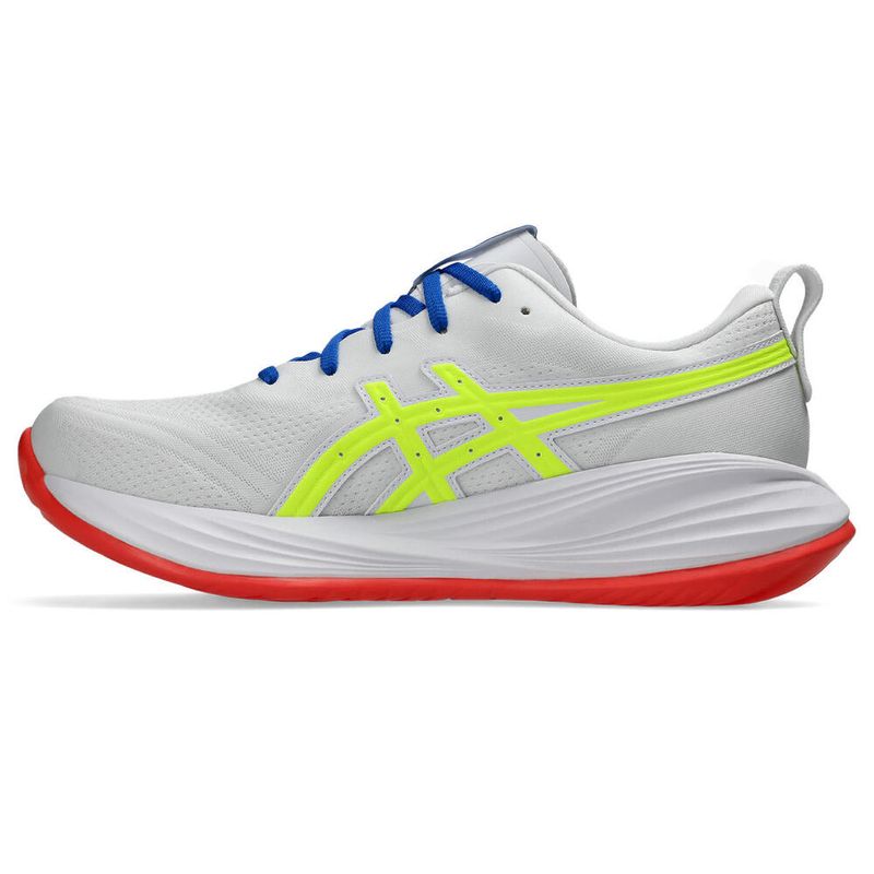 Zapatillas ASICS GEL-Cumulus 27 Atc White/Safety Yellow Hombre - 1