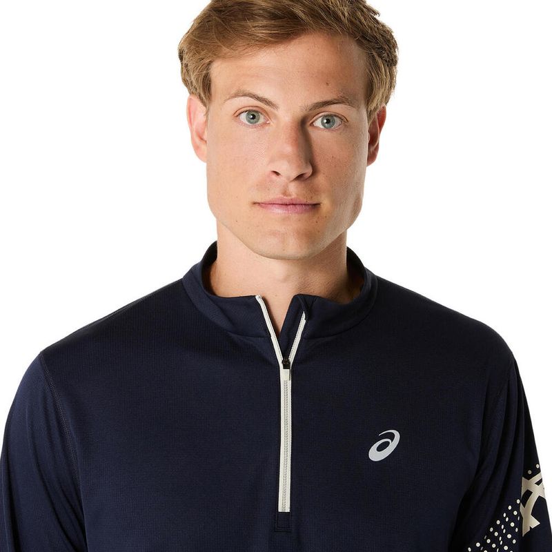 Casaca-ASICS-Asics-Icon-Ls-1-2-Zip-Midnight-Hombre---2