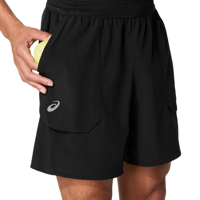 Shorts ASICS Match 7In Short Performance Black Hombre - 3