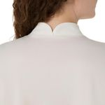 Polo ASICS Asics Icon 1/2 Zip Ls Top Cream Mujer - 4