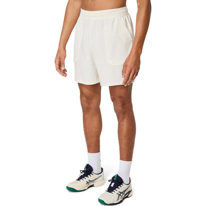 Shorts ASICS Match 7In Short Cream Hombre - 1