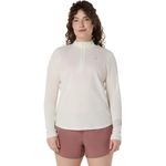 Polo ASICS Asics Icon 1/2 Zip Ls Top Cream Mujer - 0