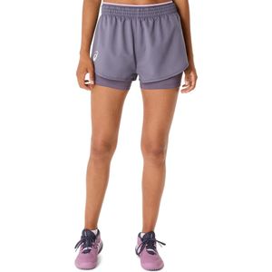 Short ASICS Match Short Greyish Purple Mujer