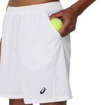 Short ASICS Court 9In Short Brilliant White Hombre - 2