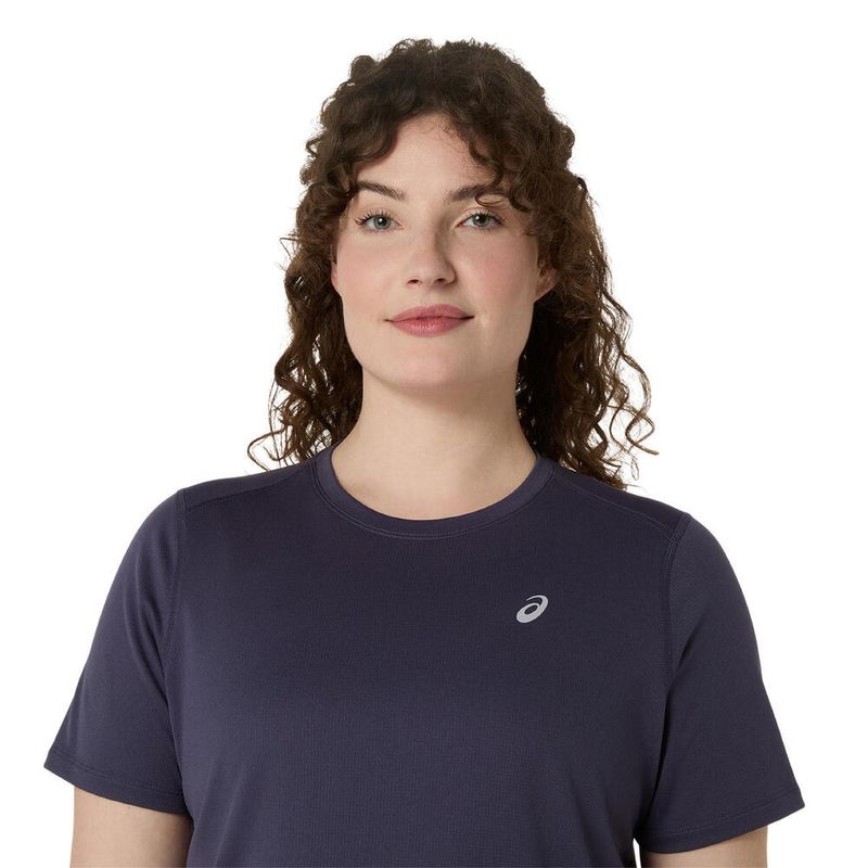 Polo-ASICS-Asics-Silver-SS-Top-Azul-Mujer---3