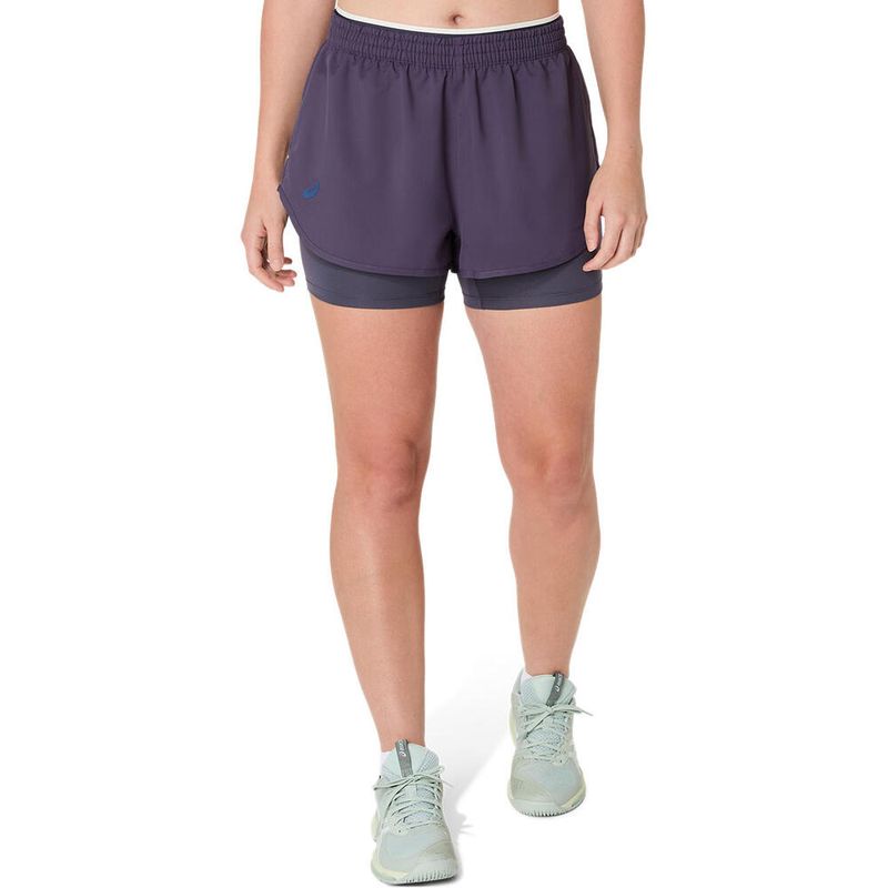 Shorts ASICS Match Short Indigo Fog Mujer - 0