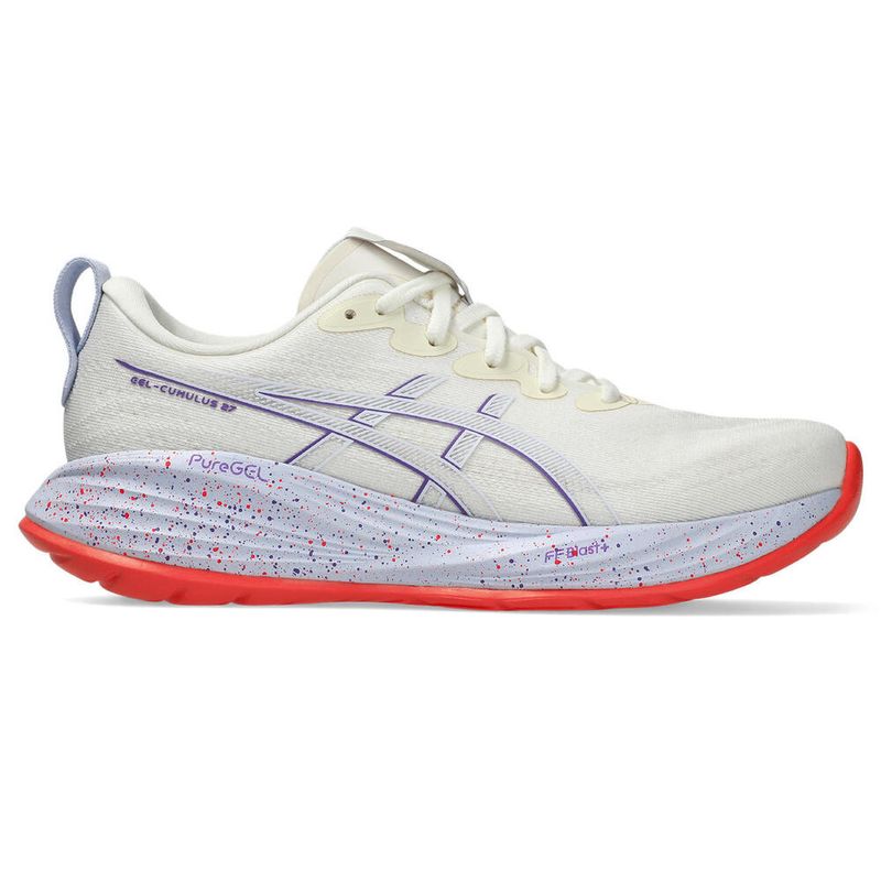 Zapatillas ASICS GEL-Cumulus 27 Tokyo Cream/Edo Purple Mujer - 0