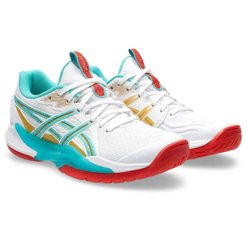 Zapatillas ASICS Powerbreak FF White/Sea Glass Mujer - 2