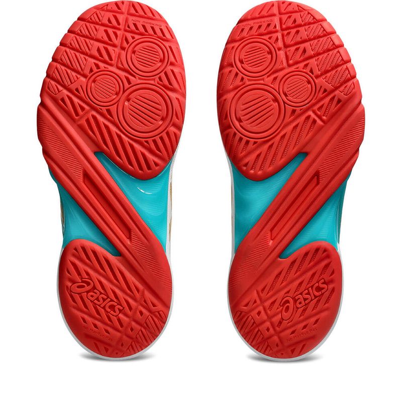 Zapatillas ASICS Powerbreak FF White/Sea Glass Mujer - 5