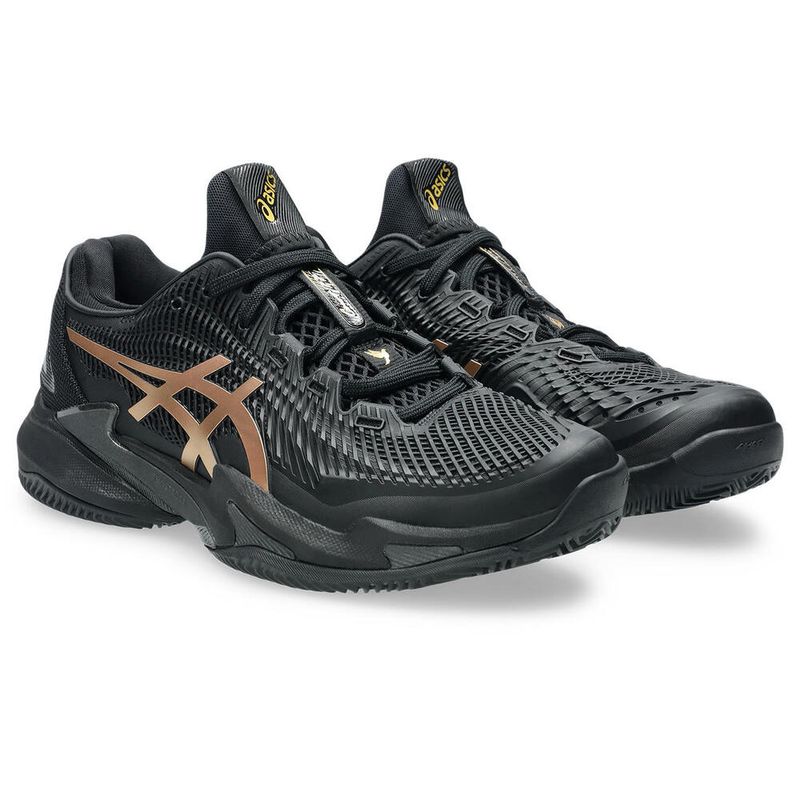 Zapatillas ASICS Court Ff 3 Novaklay Night Black/Prism Gold Hombre - 2