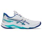 Zapatillas ASICS Netburner Ballistic Ff 4 White/Asics Blue Hombre - 0