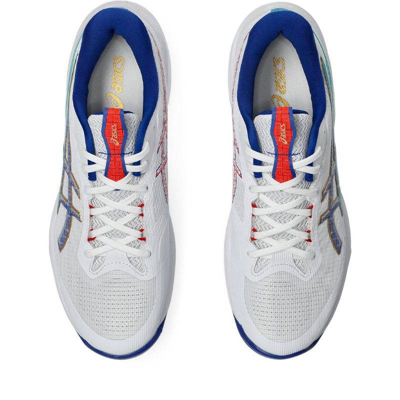 Zapatillas ASICS Netburner Ballistic Ff 4 White/Asics Blue Hombre - 3