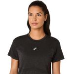 Polo ASICS Road Seamless Ss Top Black Mujer - 2