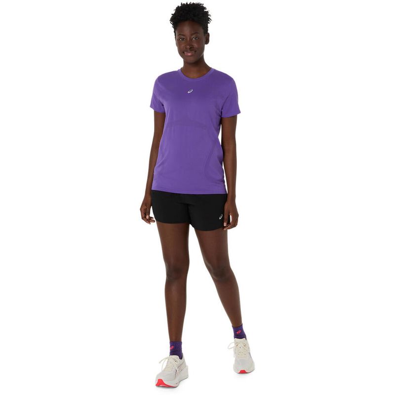 Polo ASICS Road Seamless Violet Mujer - 0