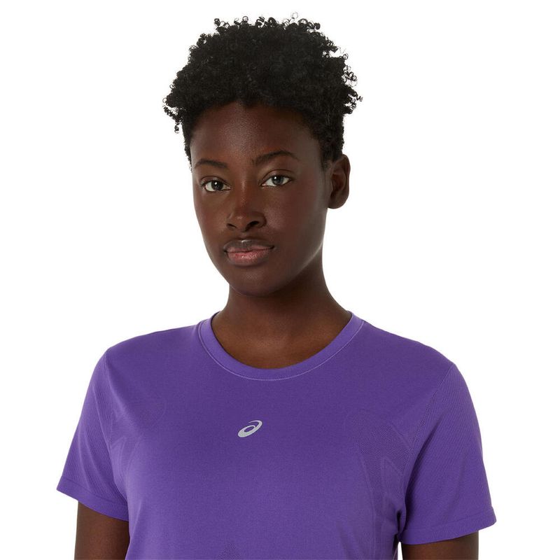 Polo ASICS Road Seamless Violet Mujer - 1