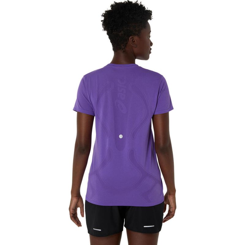 Polo ASICS Road Seamless Violet Mujer - 2