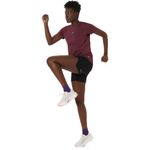 Polo ASICS Road Seamless Burgundy Mujer - 3