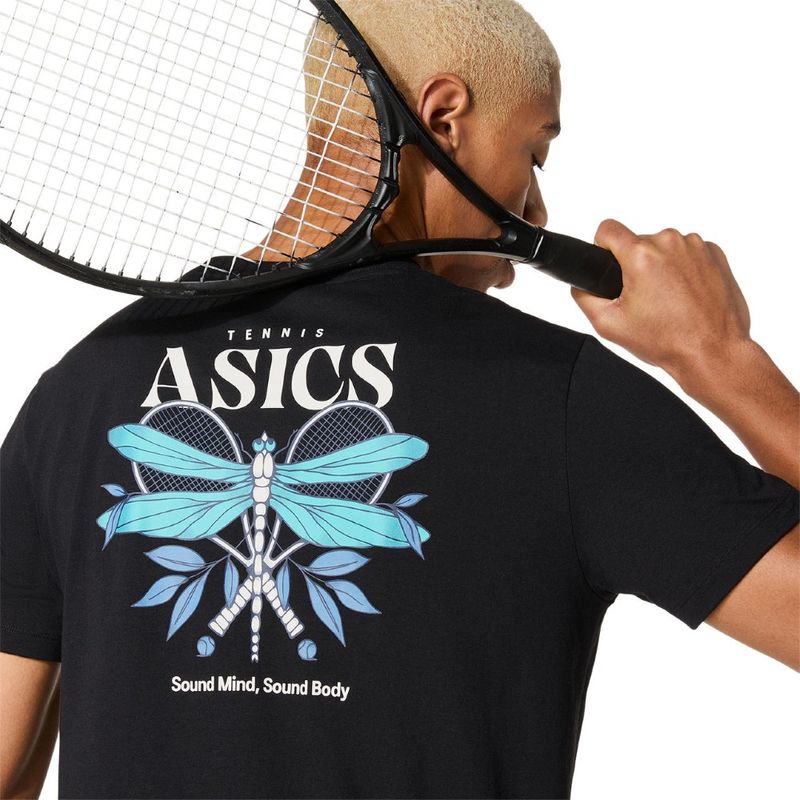 Polo ASICS Game Seasonal Performance Black Hombre - 1