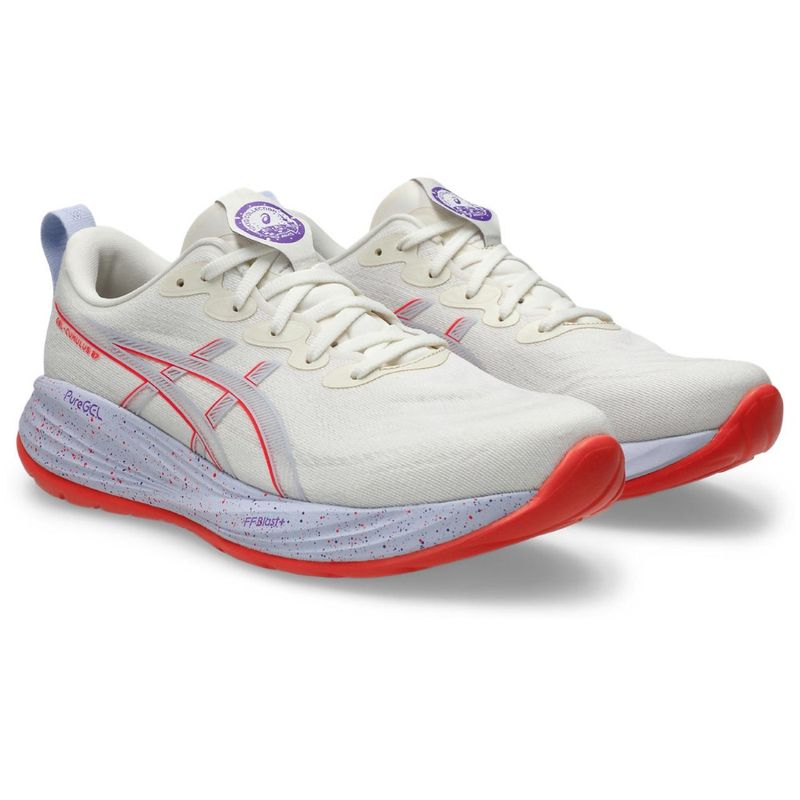 Zapatillas ASICS GEL-Cumulus 27 Tokyo Cream/Edo Purple Hombre - 3