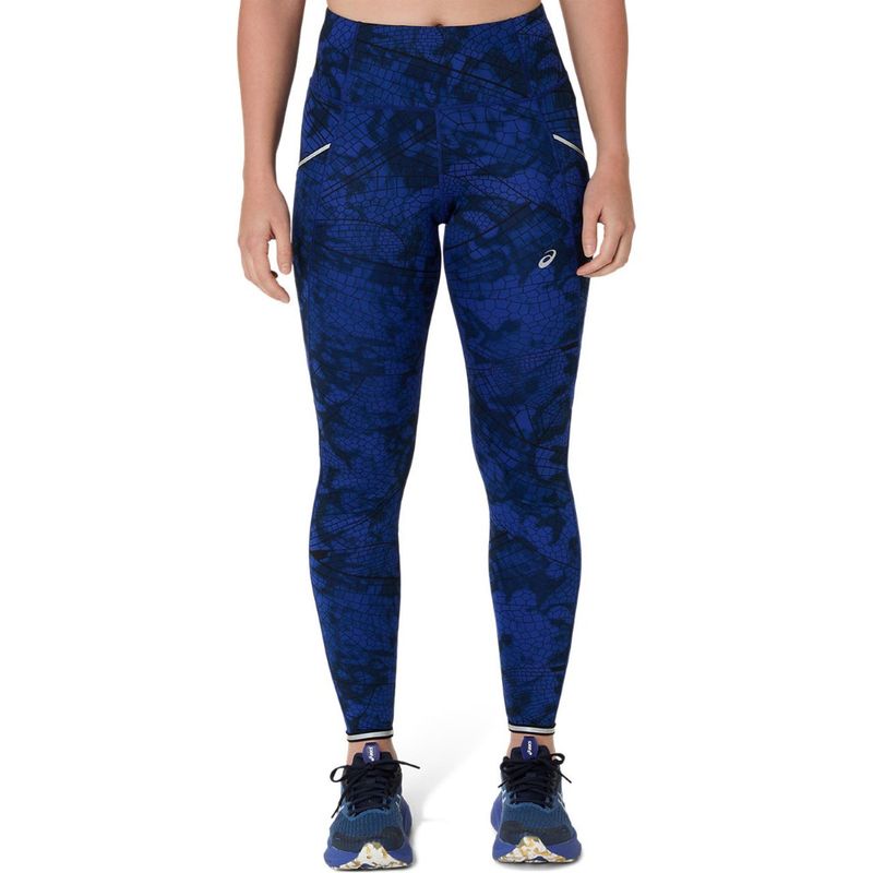 Leggings ASICS Road Lite-Show Tight Performance Black/Dark Cobalt Mujer - 0