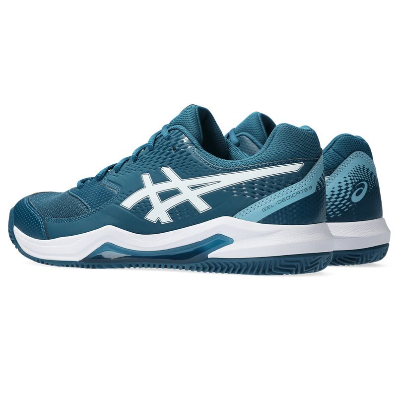 Zapatillas ASICS GEL-Dedicate 8 Clay White Hombre - 3