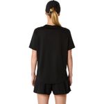 Polo ASICS Silver Ss Top Performance Black Mujer - 1