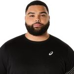 Polo ASICS Icon Ss Top Performance Black Hombre - 3