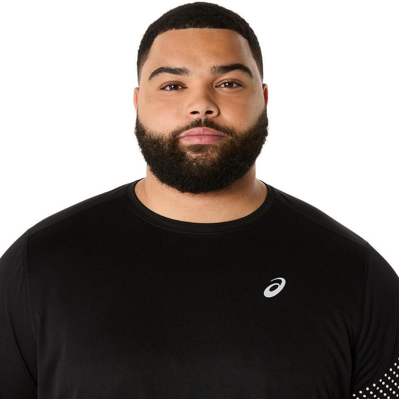 Polo ASICS Icon Ss Top Performance Black Hombre - 3