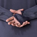 Polo ASICS Road Winter Ls Hoodie Indigo Fog Mujer - 7