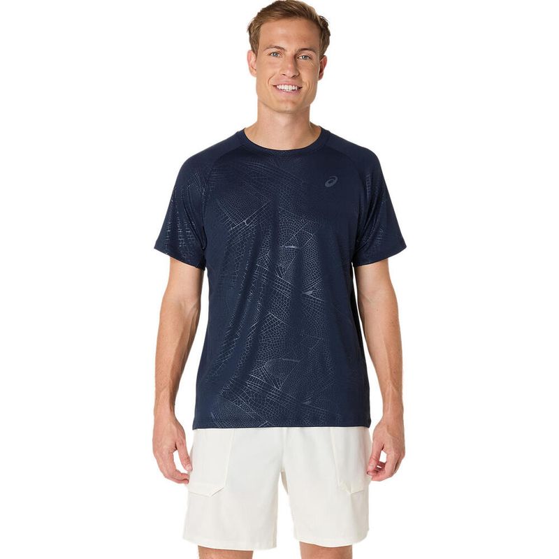 Polo ASICS Game All Over Print Ss Top Hombre - 0